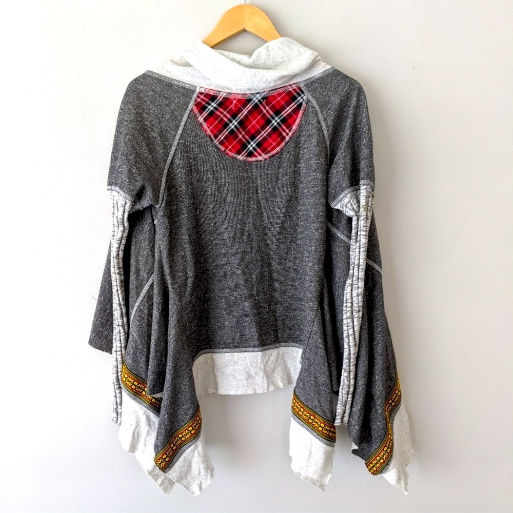Anthropologie Mixed Media Cardigan by Scrapbook